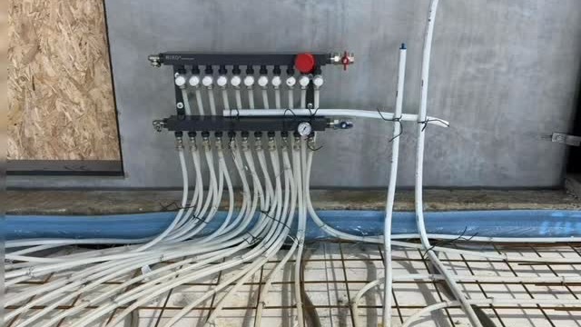 Vloerverwarming verdeler aanleg in Twente