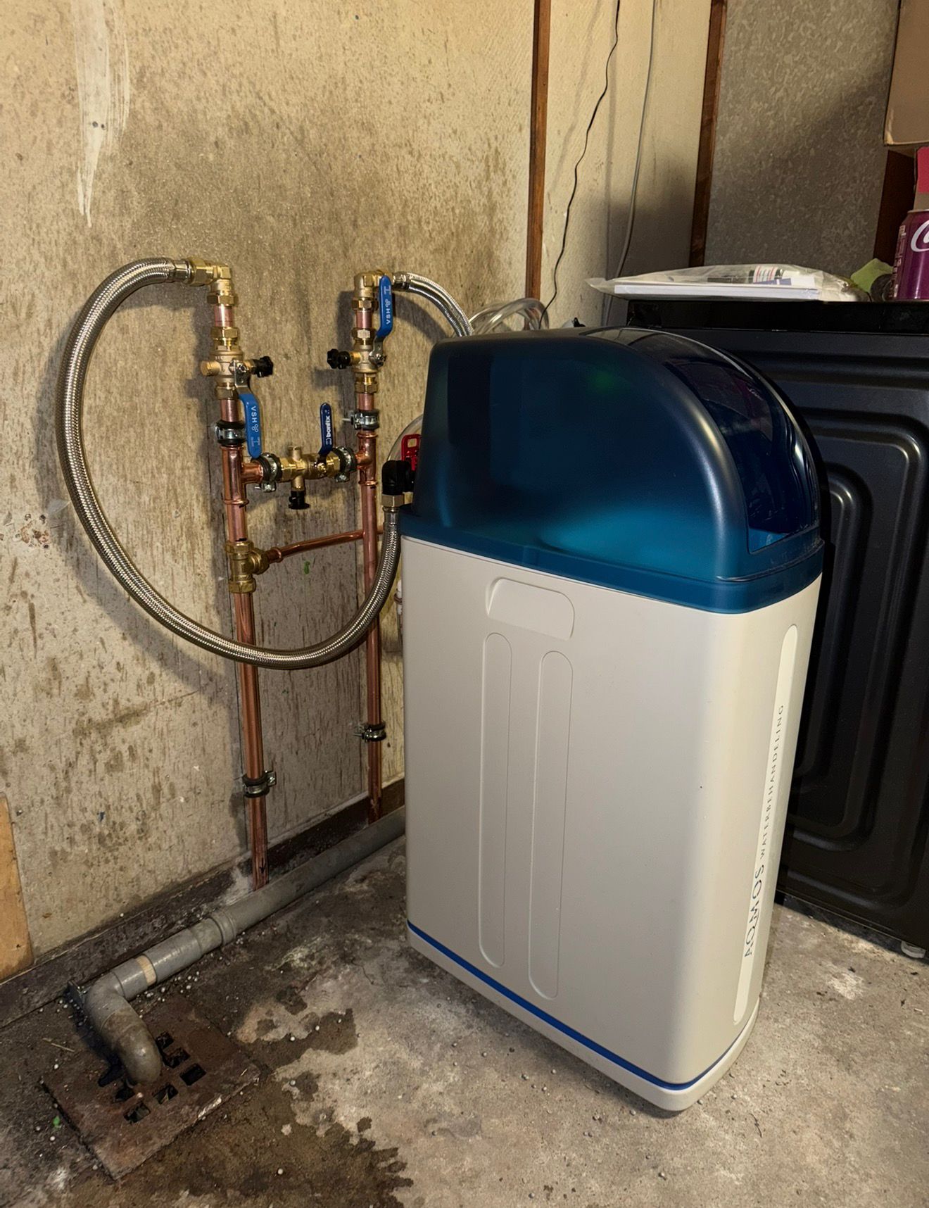 Waterontharder installatie in Twente